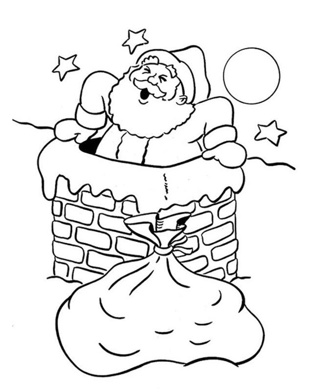 Noel Baba ruh hali ve şömine, Noel ağacı çizimi, çizimi çoğaltmak kolay, orijinal Noel çizimi