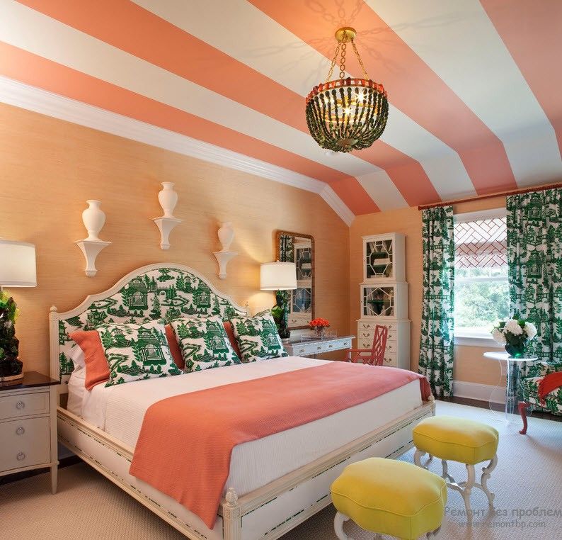 Dormitorio melocotón