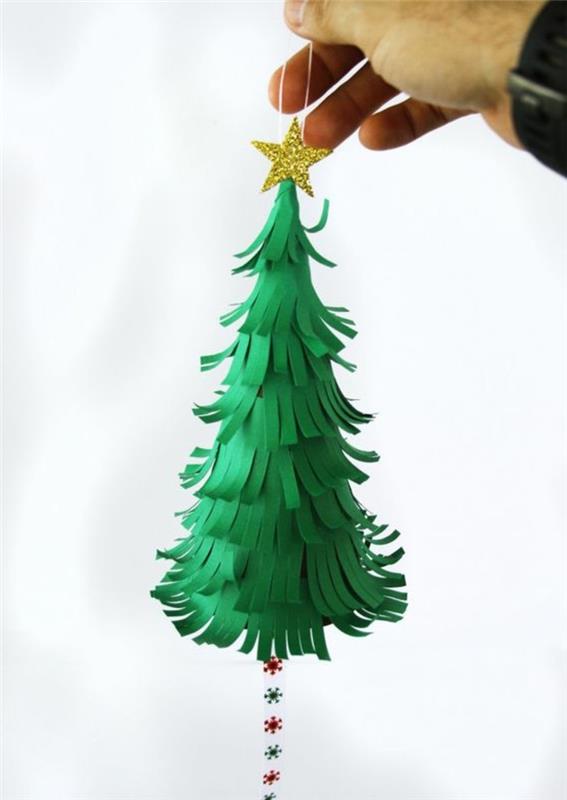 küçük-yeşil-Noel-ağacı-pinata-fikri-nasıl yapılır-bir-Noel-pinata-kendi ellerinizle