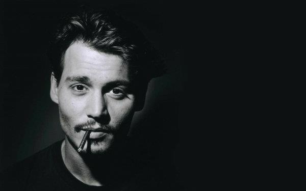 fotoğraf-aktör-johnny-siyah-beyaz-portre-Johnny-Depp-sanatçı