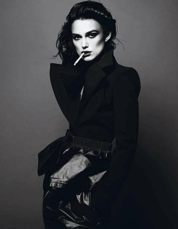 siyah-beyaz-aktris-fotoğraf-portre-Keira-Knightley-foto-jolie