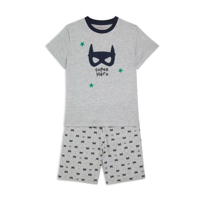 otroška-poletna-pižama-12-99-evrov-z-masko-spredaj-spremenjena velikost Monoprix