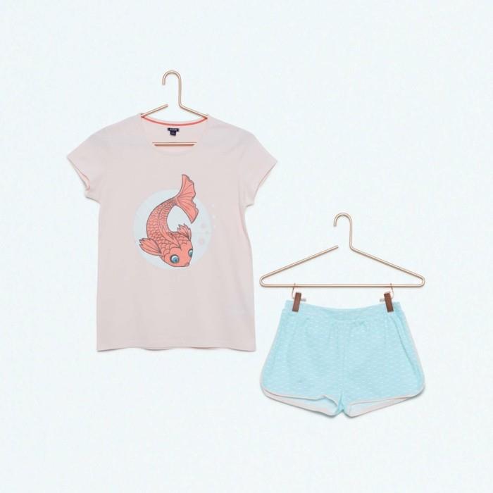 pijamas-poletje-otrok-Kiabi-riba-barva-losos-8-evrov-spremenjena velikost