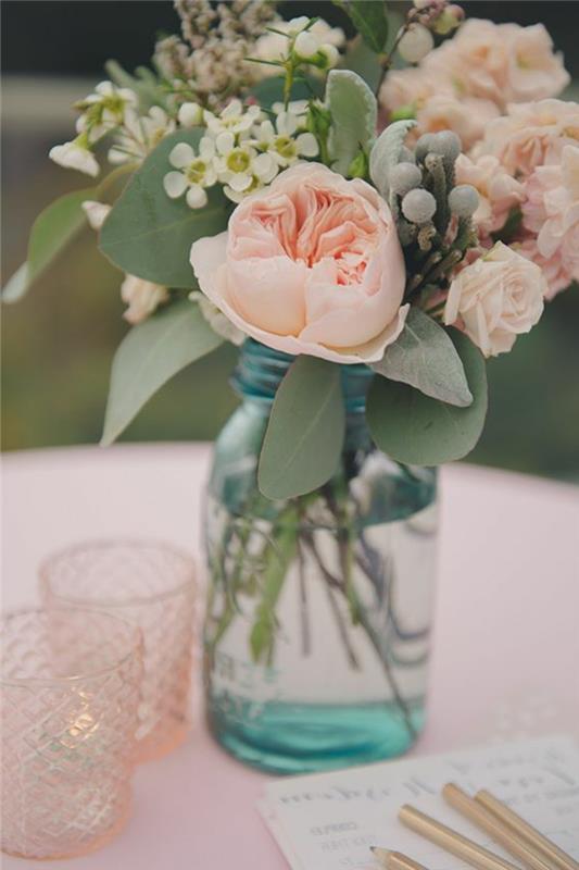 bijūnų rožinė arba balta-vazos dekoravimui