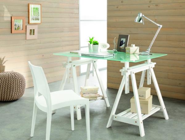 masa üstü-cam-büro-mignon-beyaz