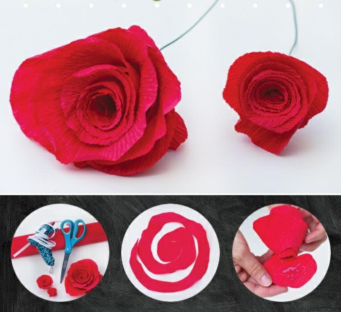 zložljiv-cvet-papir-crepon-idea-diy-bouquet-en-papier-rose-diy