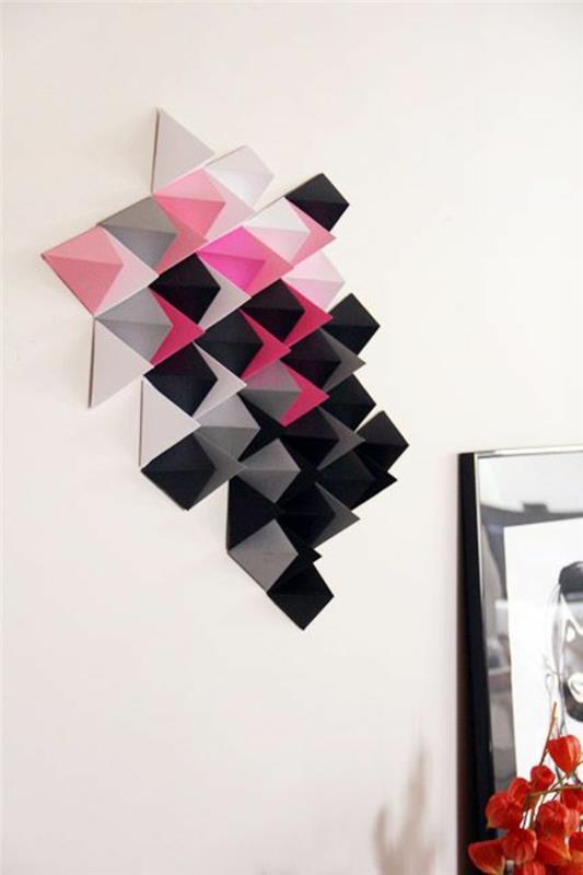 kolay-origami-katlama-duvar dekorasyonu-kolay-origami-kolay-origami-katlama