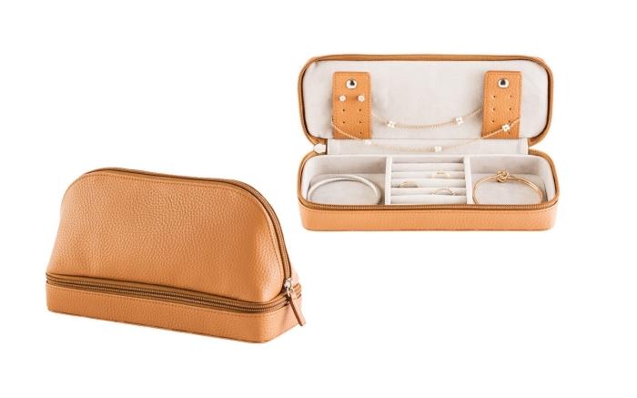 kakšno darilo za žensko, ideja za darilo za 14. februar, model torbice za nakit za potujočo žensko