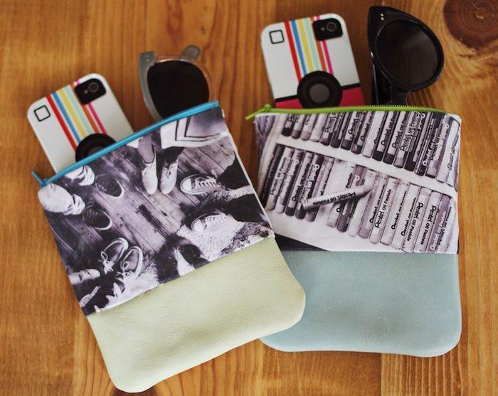 denarnica, denarnica za Instagram fotografije po meri, nepozabno 20 -letno darilo, ki ga naredite sami