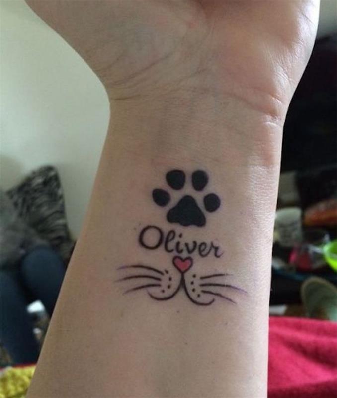 mačka tatu tetovaža tetovaža glave zapestje tetovaže ženska žival