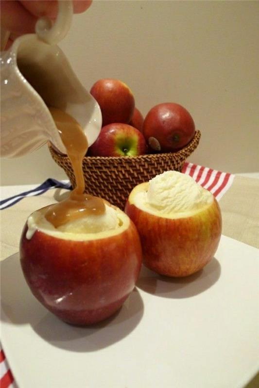 enostavna pečena jabolka-lahka jesenska sladica-recept-ideja