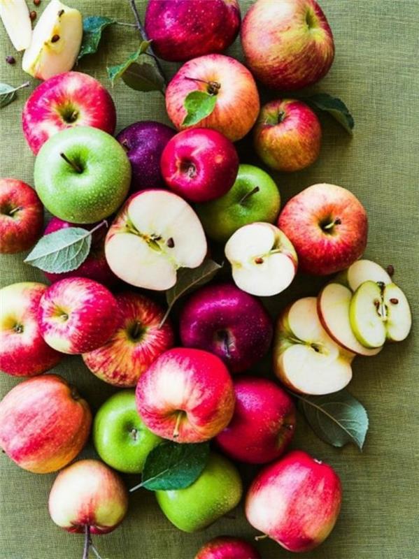 pečena-jabolka-vseh-barv-svežih-jabolk
