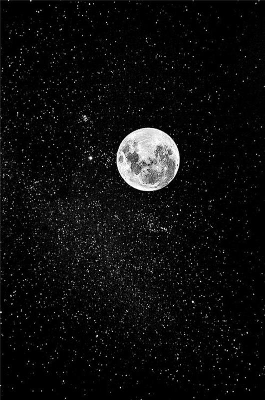 ay köprüsü-süper-görüntü-yıldız-haritası - yıldız-gökyüzü görüntüsü