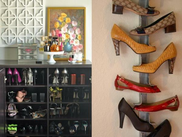 unikalus dizainas-sieninė batų lentyna