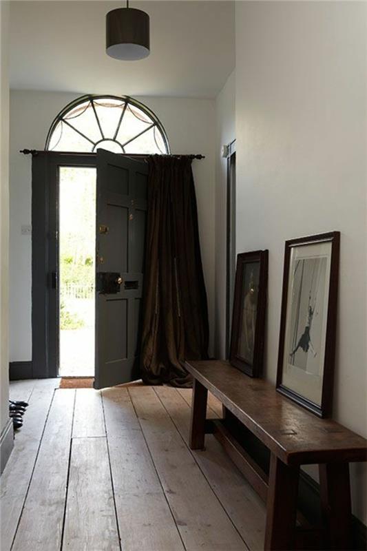 giriş-kapı-kline-iç-şık-ve-modern-zemin-koyu-kahverengi-zemin-tasarım-giriş kapısı