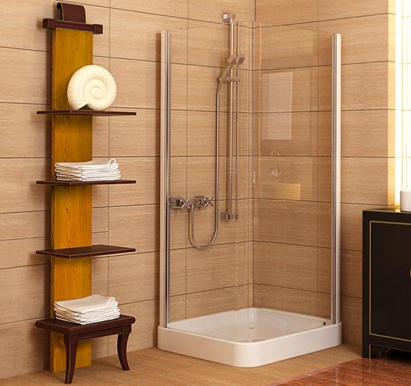 vonios kambario rankšluosčių laikiklis ir integruota dušo kabina