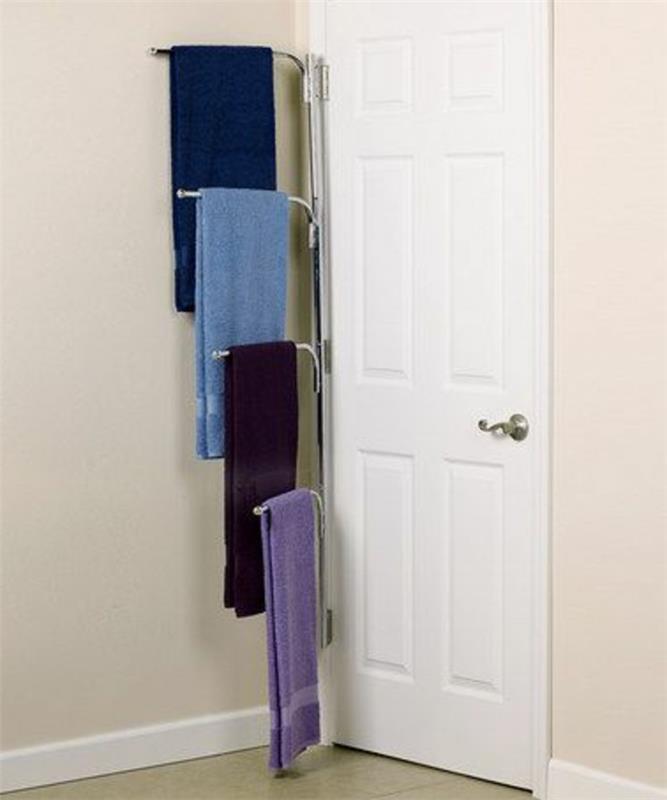 držala za brisače-oblikovanje-za-kopalnico-bež-svetlo-les-vrata-držalo za kopalnico