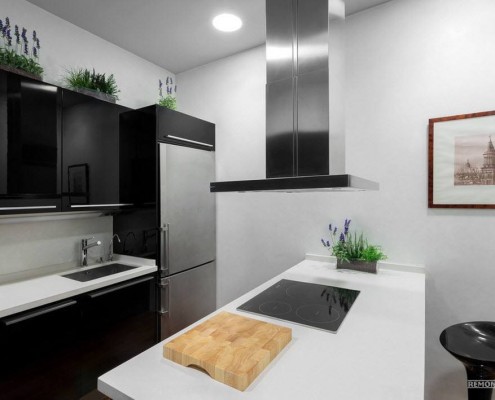 Interior contrastante