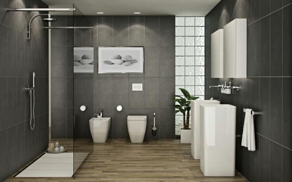 etkileyici-banyo-tasarım-mobilya-ve-hayali-düzenli-gri-fayans-için iddialı-düzenleme
