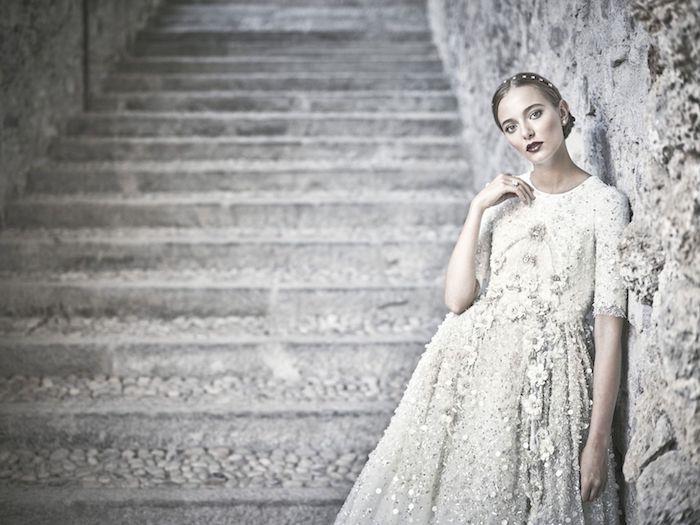 Izberite svojo poročno obleko imperij lepa elegantna poročna obleka kakšna je moja vintage cvetlična obleka