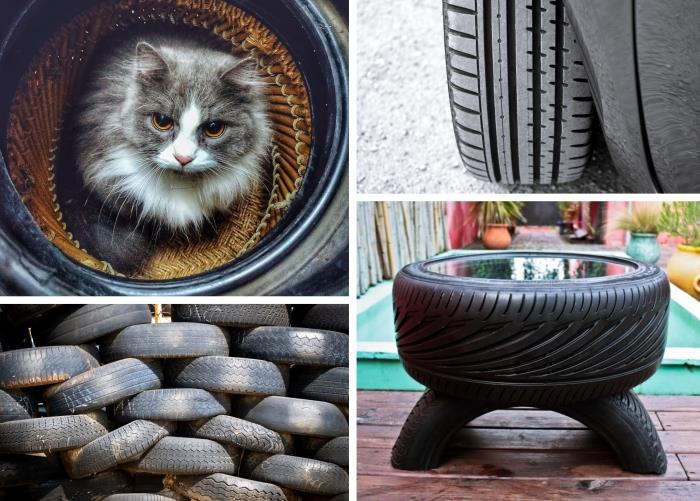 ustvarjalne ideje za enostavno in ekonomično recikliranje pnevmatik, kaj storiti s starimi pnevmatikami, predloga za mizo iz recikliranih pnevmatik