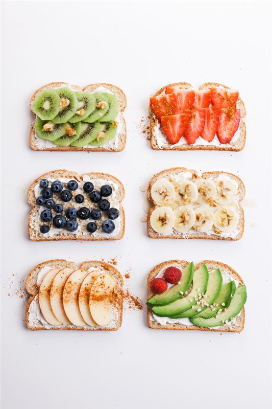 6 būdai valgyti skrebučius sveikiems pusryčiams, kurie verčia mus valgyti vaisius