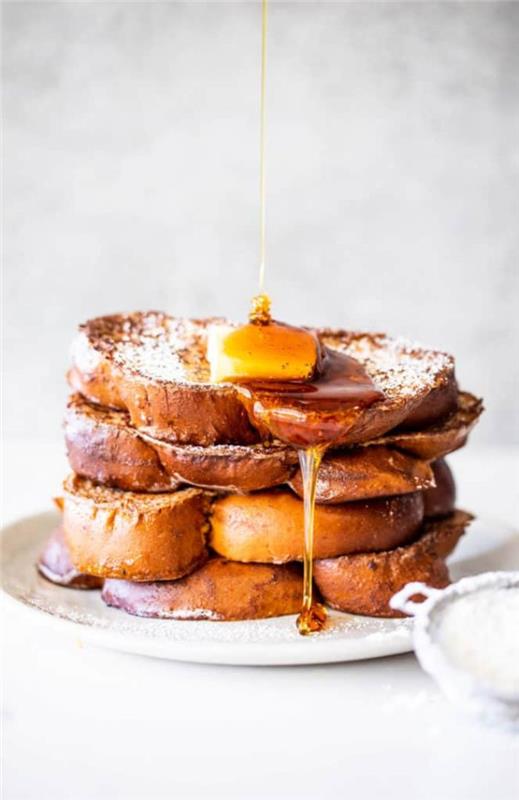 Recept za božični francoski toast z jajčevcem za vaš božični prigrizek izvirna in enostavna ideja za zajtrk