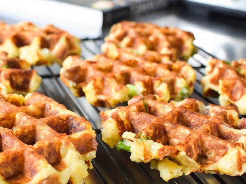 Kolay tuzlu waffle patates tarifi