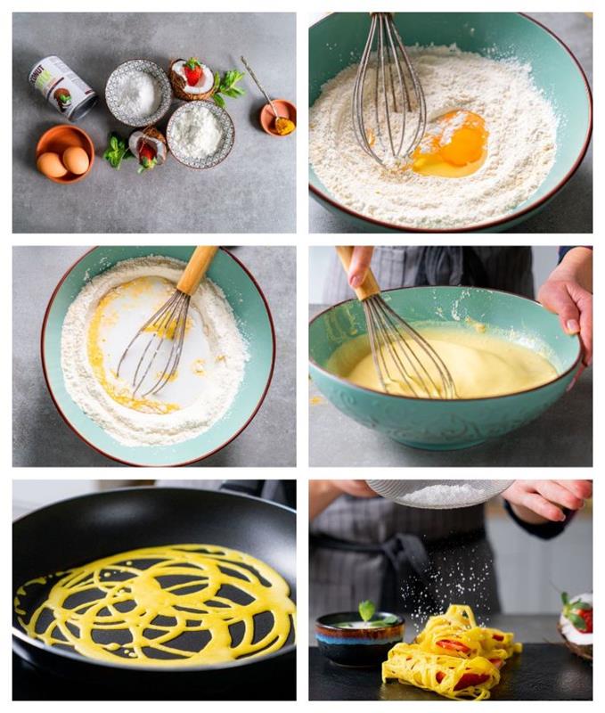 adım adım Malezya roti jala krep nasıl yapılır, pirinç unu krep fikri, egzotik zerdeçal