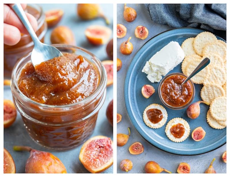 recept za figovo marmelado brez sladkorja, kokosovega sladkorja in medu