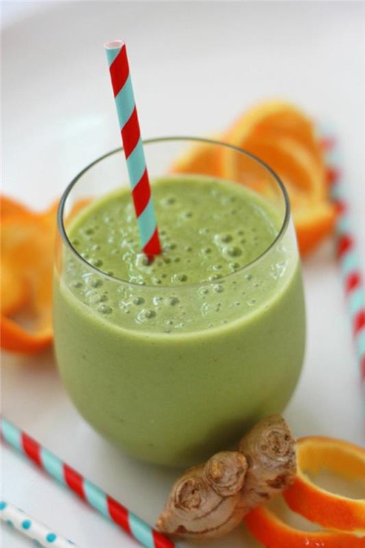 recept-zelen-smoothie-z-pomarančami-in-ingverjem-oživljajoč-recept