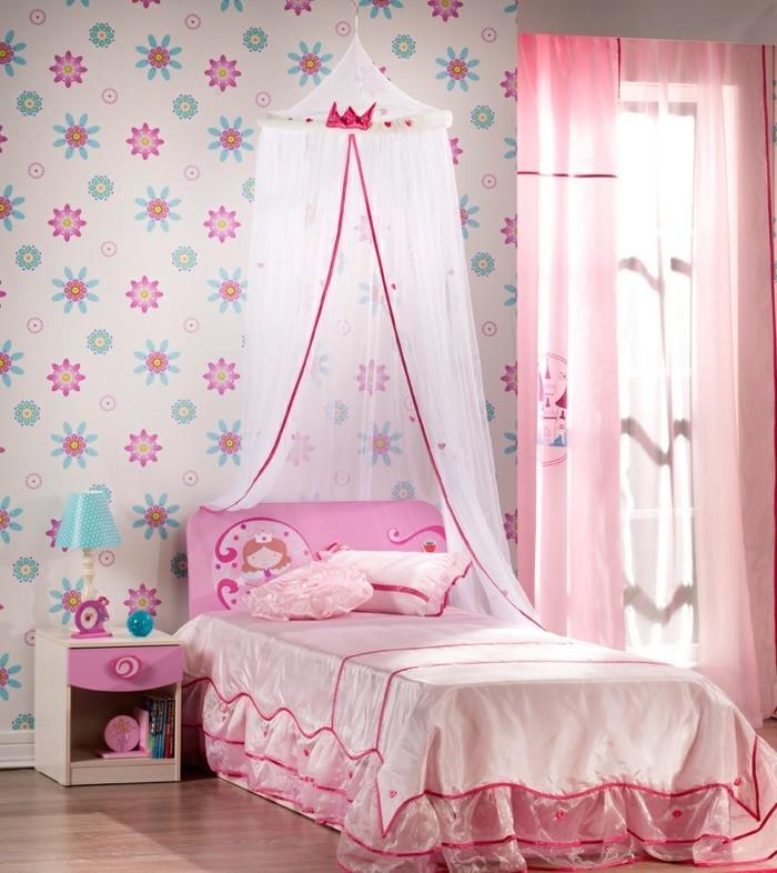 perdeler-yatak odası-kız-prenses-peri masalı-yeniden boyutlandırılmış