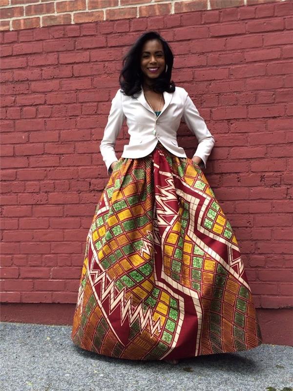 Muhteşem Afrika etnik elbise şık Afrika peştemal güzel elbise