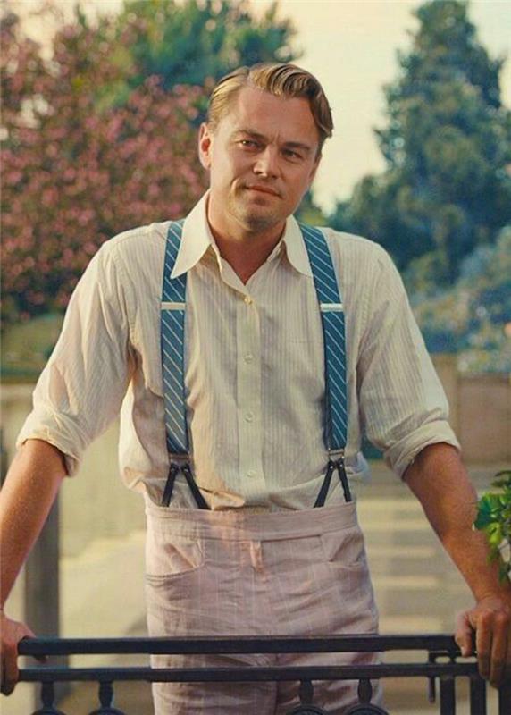 Obleka 20 -ih, Leonardo Dicaprio v filmu Veliki Gatsby