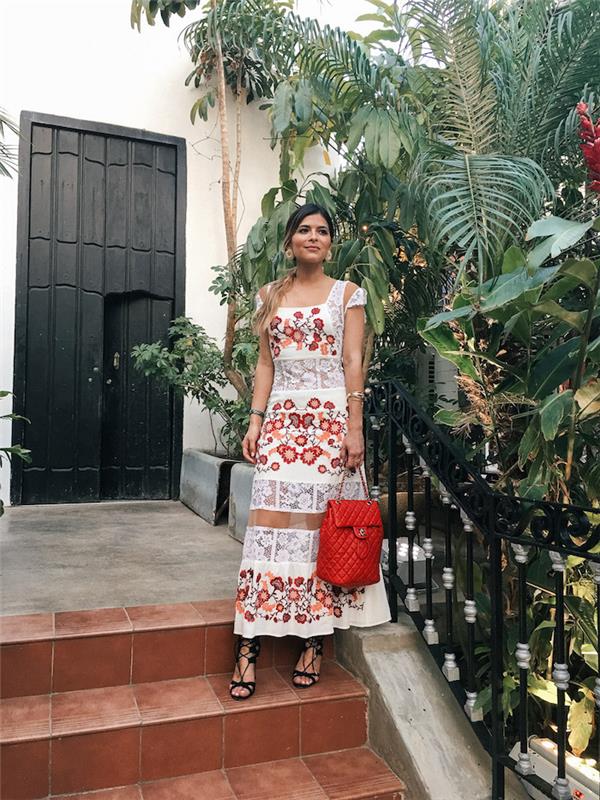 Bohemiško stiliaus prašmatni suknelė bohemiška ilga suknelė ilga vasaros moters apranga bohemiška prašmatnios atostogos Havanoje