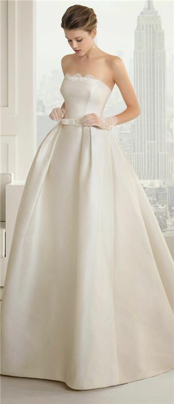 klasikinė vestuvinė suknelė