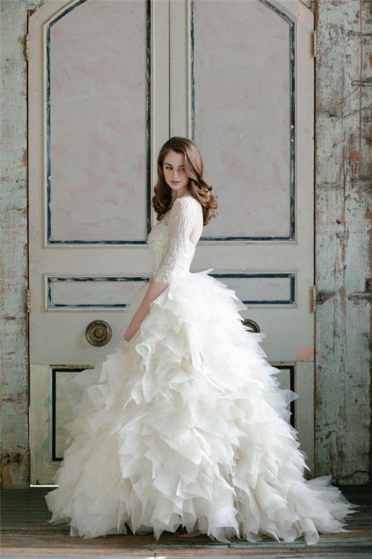 poročna obleka princese moderne velikosti