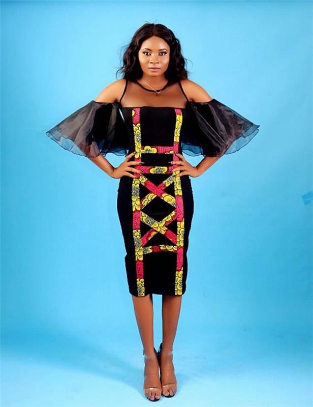 afrika şık etnik elbise şık afrika elbise modeli