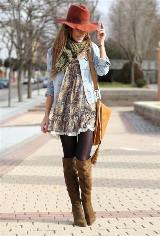 hippie-chic-dress-and-žamet-škornji