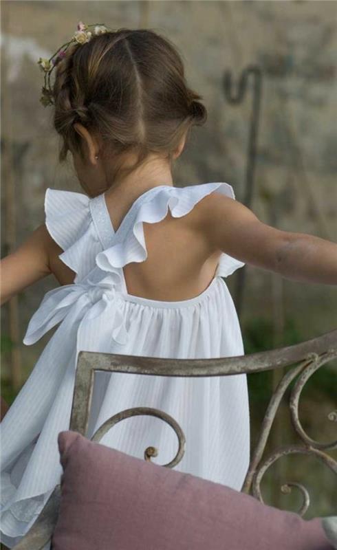 büyük-kız-küçük-beyaz-elbise-süper modaya uygun elbise