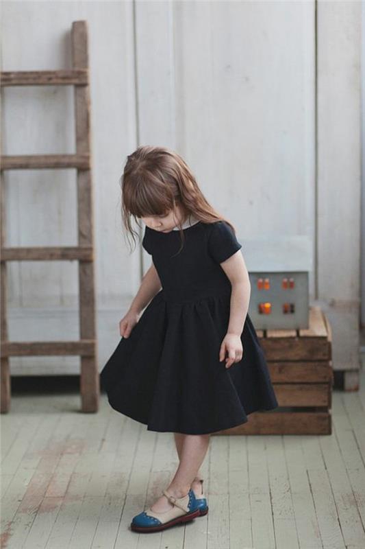 büyük-kız-elbise-siyah-kız-elbise-büyük-kız-plisse
