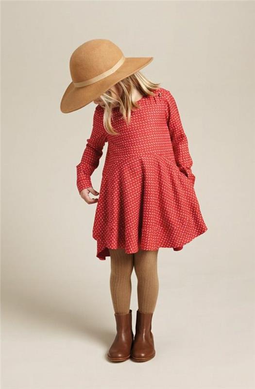 çocuk-elbise-orijinal-pembe-elbise-şapka-ve-çizme-renk-deve