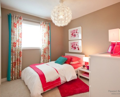 Design de quarto rosa