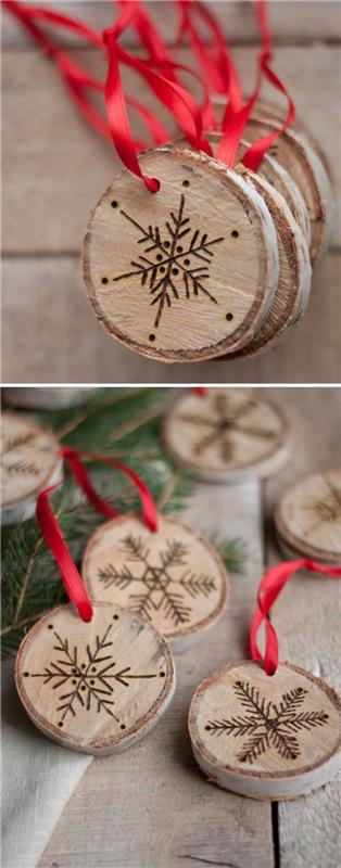 originalus-kalėdinis-dekoratyvinis-medinis rąstas