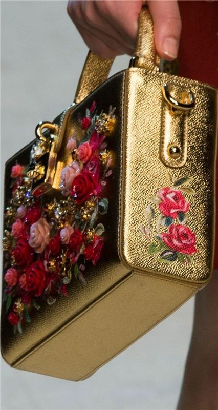 rankinė-moteris-Dolce-et-Gabbana-gėlėta