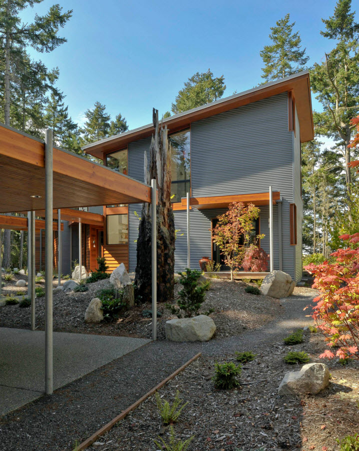 Modern tarzda kır evi