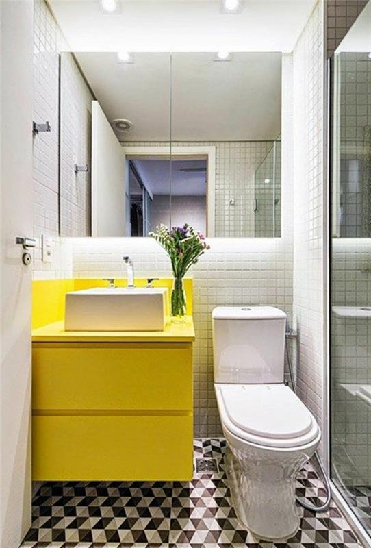 beyaz-siyah-sarı-banyo-modern-banyo-aydınlatma-banyo-tavan-ışıkları
