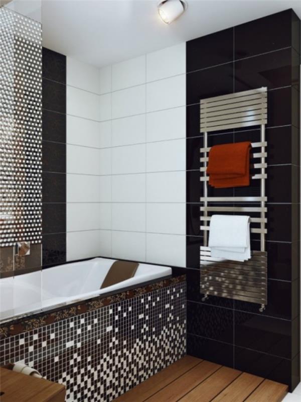 vonios kambario plytelių klojimo idėja, kaip pasidaryti mozaikines plyteles