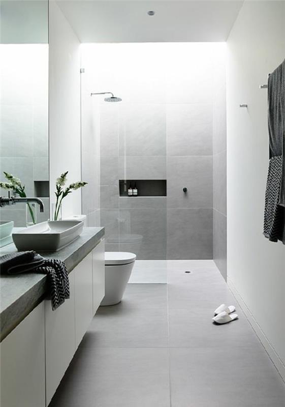 pilkas vonios kambarys-modelis-itališkas-vonios kambarys-idėja-fajanso vonios kambarys