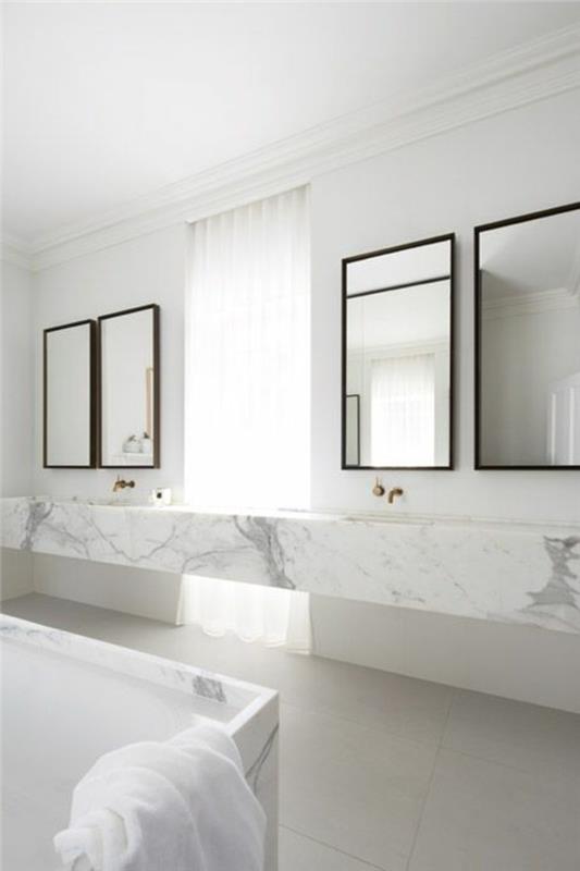 beyaz-mermer-banyo-modeli-İtalyan-banyo-fikir-fayans-banyo